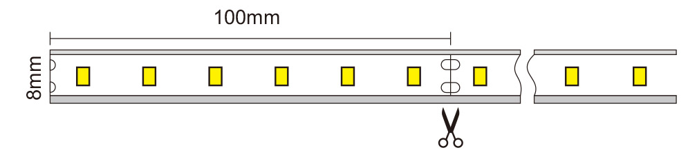 单排-小弧形灯带